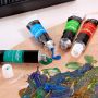 hot selling new design rich color 24 colors watercolor paint set with paint brush for artist