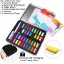 36colors drawing watercolor paint set in Tin Box with sketch pencil ,watercolor pad,,brush for artist