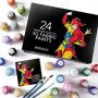 fabric paint set colors 24*29ml non-toxic paint for fabric
