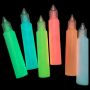 KHY Low Odor UV Blacklight Reactive Fluorescent Neon Glow Acrylic Paints for Canvas