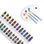 Art Supplies 24 Colors Non-toxic for Canvas Painting Acrylic Paint Artist Set
