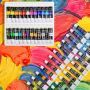 Art Supplies 24 Colors Non-toxic for Canvas Painting Acrylic Paint Artist Set