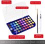 artist 48 colors portable solid watercolor paint cakes travel pocket set watercolor painting for drawing
