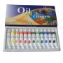 High quality 12 colors oil paint oil painting colors
