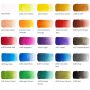 25Colors professional wood box package solid watercolor paint pack for watercolor painting