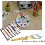 hot selling aluminum tube 60ml 6 colors oil color paint set for oil painting