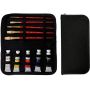 high quality 11pcs 12ml artist oil paint or drawing painting set with brushes