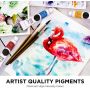 hot artist 36 color 12ml aluminum tube watercolor paint set