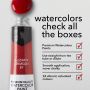 24 colors 12ml professional high quality watercolor paint set