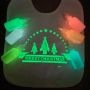 Neon Textile Black Light Acrylic Paints Glow Magic Fabric UV Paint Set