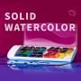 36 watercolor paint set portable travel water color paint set with water brushes