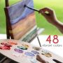 48 oil colors paint set 12ml non-toxic for painting set kids and adults