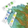 Custom Waterproof 24 Colors Oil Based Acrylic Paint Bulk for Artist