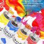 Drop Shipping 24 Colors Non-toxic No Fading Rich Pigment Canvas Acrylic Painting for Kids Acrylic Paint Set