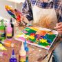 Wholesale 12 Colors 100ML Non-toxic DIY Painting Art Set for Kids Acrylic Paint Art Set