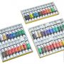 Custom Waterproof 24 Colors Oil Based Acrylic Paint Bulk for Artist