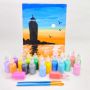 KHY Permanent Fevicryl Artist Acrylic Paint Set,DIY Drawing Art Paint Brushes for Acrylic Painting