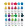 12 Colors Non-Toxic Oil Based Permanent Artist Canvas Acrylic Paint Pouring Strainers