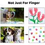 DIY Crafts Painting 6 Bright Colors Non-Toxic Washable Finger Paint for Toddlers