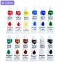 12Vivid Color High Quality Acrylic Paint Set Kit For Beginners Students Or Artists To Art Craft Painting