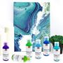 12 Colors Non-Toxic Oil Based Permanent Artist Canvas Acrylic Paint Pouring Strainers