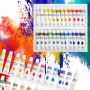 Custom Waterproof 24 Colors Oil Based Acrylic Paint Bulk for Artist