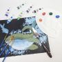 Promotional 24 Vivid Color 12ml Water-based Suit for Kid Art Drawing Acrylic Paint Kit