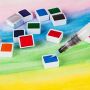 30 Colors watercolor Solid water color paint set watercolor paints set water colour with tin box