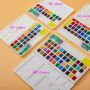 12/18/24/36 colors professional modern watercolor paintings solid pigment watercolor