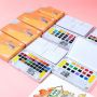 New product 12 18 24 36 solid watercolor pallet watercolor professional watercolor for sale