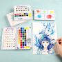Cheap school kids 12 18 24 36 branded watercolour paint water colours set