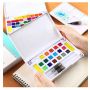 Non-toxic safe watercolor set 18 watercolour paint set water color