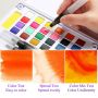 Cheap school kids 12 18 24 36 branded watercolour paint water colours set
