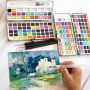 Directly Factory 2021 New Solid Water 90 Colors Paint Multi Color Watercolor Paint Artist Water Color Painting