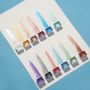 24 solid glitter art metallic watercolor glitter paint painting set pearl metallic water color
