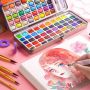Directly Factory 90 colors Solid metallic neno watercolor water color watercolor paints
