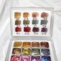 12 solid watercolor paint set pearl metallic glitter paint set metallic water color metallic watercolour