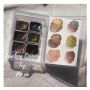 Custom 6 colors gem color superior set glitter metallic watercolor