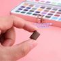 Wholesale 72 colors art supplies acuarela paint set solid watercolor with 52 basic colors 20 metallic colors