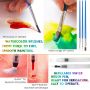 Portable watercolor printing kit non-toxic super vision 120 colors paint drawing watercolor