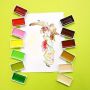 36 colors aquarelle watercolor paints set half pan semi-dry water colors painting semi-dry water colour watercolour