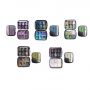 6 colors optional mini portable metallic watercolor painting set metallic watercolour