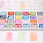 26 colors metallic glitter shimmer watercolor paints set half pan semi-dry water colors painting water colour watercolour