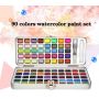 Directly Factory 90 colors Solid metallic neno watercolor water color watercolor paints