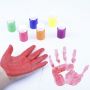 6 color 25 ml kids baby finger paint paper pad kids water finger painting for kids baby toddlers non toxic