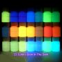 24 colors market custom every colour manes heavy body glow in the dark acrylic paint in bottles