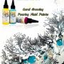 Art supplies acrylic paint set non-toxic 50ml plastic bottle pouring acrylic paint brands fluid acrylic paint