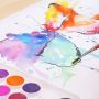 12 dry solid artist water colour watercolour paint set cake water color watercolor cake set watercolor cake painting