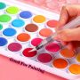 36 non-toxic water color watercolor solid cake set half pan painting water colour watercolour paint set cake