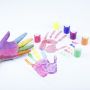 6 color 25 ml kids baby finger paint paper pad kids water finger painting for kids baby toddlers non toxic